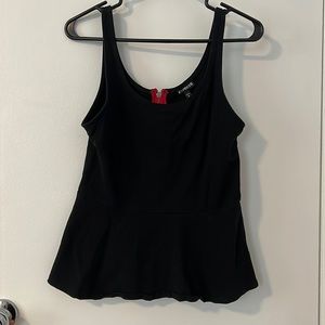 Express Black Peplum Top (M)